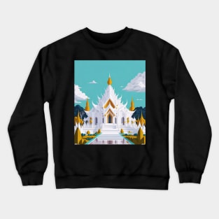 The White Temple (Wat Rong Khun) Crewneck Sweatshirt